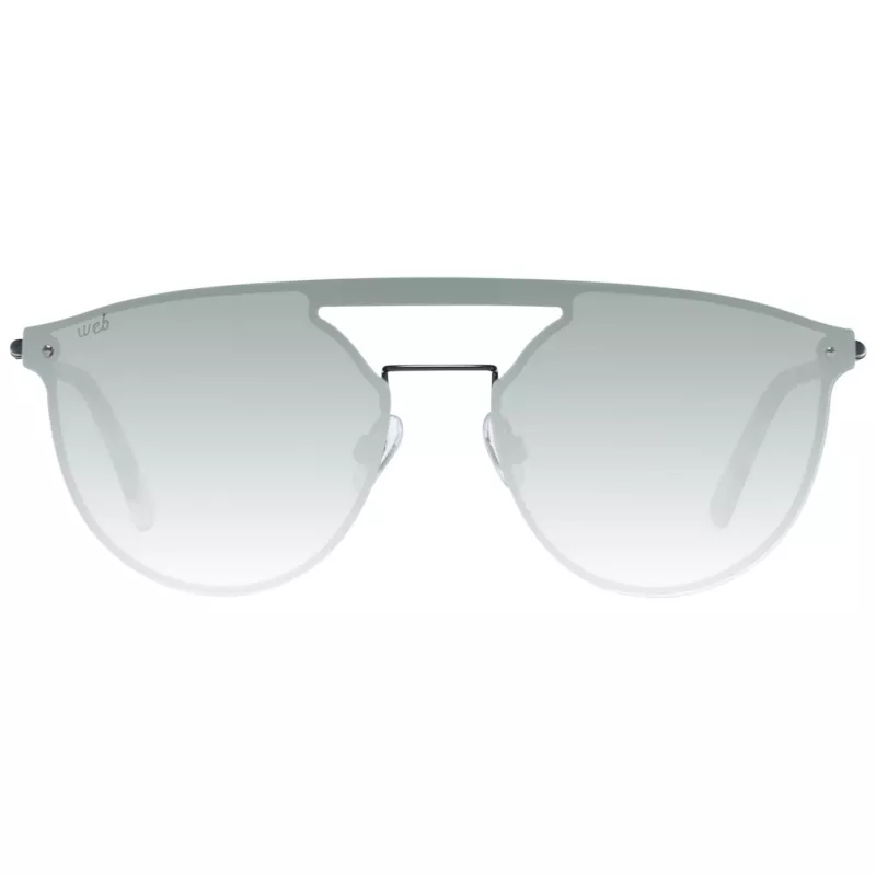 WEB EYEWEAR WE0193-13802Q unisex-aurinkolasit mustat kehykset harmaat linssit 55 mm
