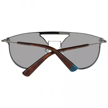 WEB EYEWEAR WE0193-13808V unisex-aurinkolasit - kiiltävän musta kehys, savunharmaat linssit, 54 mm