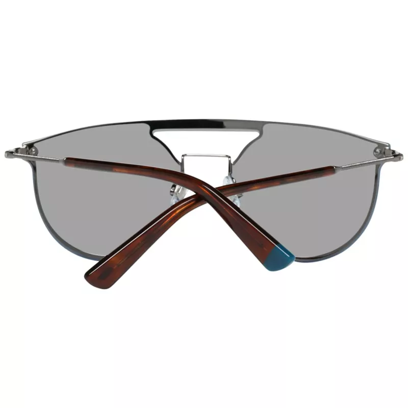 WEB EYEWEAR WE0193-13808V unisex-aurinkolasit - kiiltävän musta kehys, savunharmaat linssit, 54 mm
