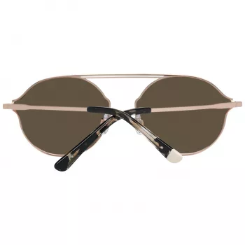 WEB EYEWEAR WE0198-5734G unisex-aurinkolasit - musta asetaattikehys, harmaaksi sävytetyt linssit, 57 mm