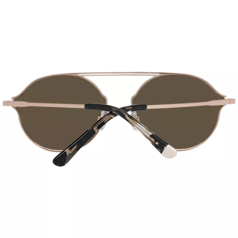 WEB EYEWEAR WE0198-5734G unisex-aurinkolasit - musta asetaattikehys, harmaaksi sävytetyt linssit, 57 mm