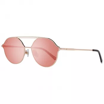 WEB EYEWEAR WE0198-5734Z unisex-suorakaiteen muotoiset aurinkolasit havanna asetaatti harmaa gradient-linssi 57/16/145 mm