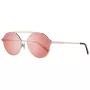 WEB EYEWEAR WE0198-5734Z unisex-suorakaiteen muotoiset aurinkolasit havanna asetaatti harmaa gradient-linssi 57/16/145 mm