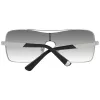 WEB EYEWEAR WE0202-16C unisex-aurinkolasit, kiiltävänmusta kehys, harmaat linssit, 54 mm