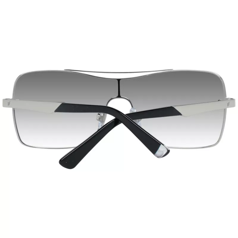 WEB EYEWEAR WE0202-16C unisex-aurinkolasit, kiiltävänmusta kehys, harmaat linssit, 54 mm