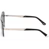WEB EYEWEAR WE0202-16C unisex-aurinkolasit, kiiltävänmusta kehys, harmaat linssit, 54 mm