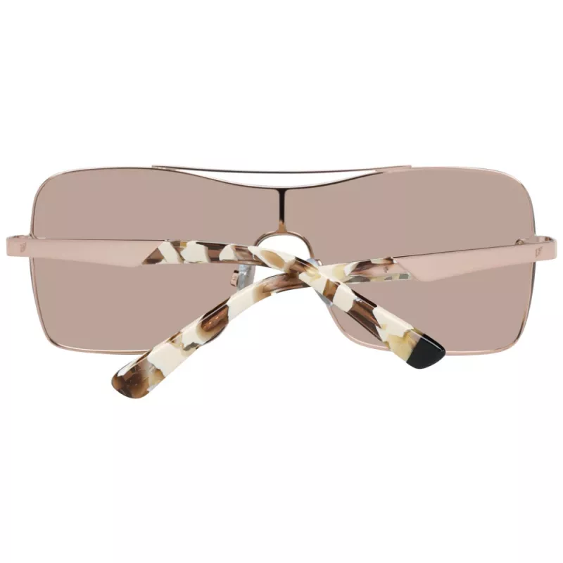 WEB EYEWEAR WE0202-34G unisex Havana asetaatti-aurinkolasit vihreillä polykarbonaattilinsseillä UV400