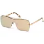 WEB EYEWEAR WE0202-34G unisex Havana asetaatti-aurinkolasit vihreillä polykarbonaattilinsseillä UV400