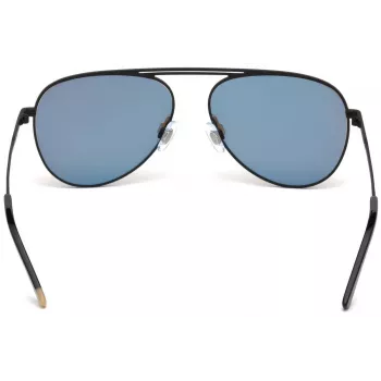 WEB EYEWEAR WE0206-02G unisex suorakaide-aurinkolasit - havanna-asetaattikehys, vihreät polykarbonaattilinssit, UV400-suoja