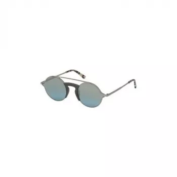 WEB EYEWEAR WE0247-09Q unisex kulmikkaat aurinkolasit havanna asetaattikehys ruskeat polykarbonaattilinssit UV400