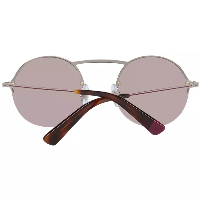 WEB EYEWEAR WE0260-5434U unisex-aurinkolasit Havana asetaattikehys vihreät polykarbonaattilinssit 54/21/145 mm
