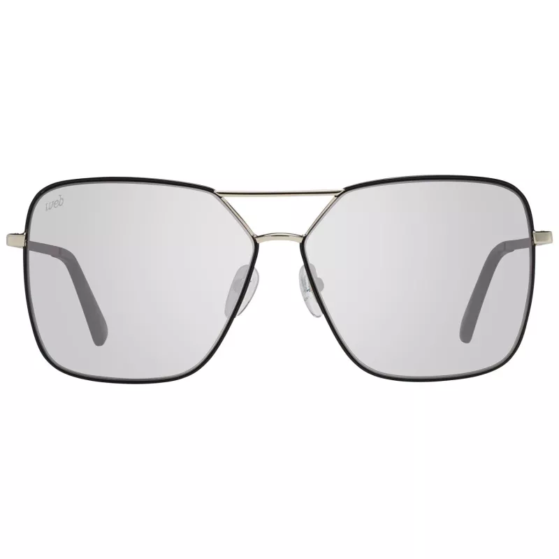 WEB EYEWEAR Woman WE0285-5932B Havana asetaatti geometriset aurinkolasit harmaa liukuvärjätty linssi 59mm