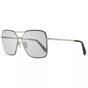 WEB EYEWEAR Woman WE0285-5932B Havana asetaatti geometriset aurinkolasit harmaa liukuvärjätty linssi 59mm