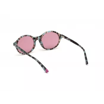 WEB EYEWEAR naisten Cat-Eye-aurinkolasit WE0266-5155Y Havana/ruskea Gradient 51mm