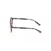 WEB EYEWEAR naisten Cat-Eye-aurinkolasit WE0266-5155Y Havana/ruskea Gradient 51mm