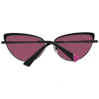 WEB EYEWEAR naisten kulmikkaat asetaatti-aurinkolasit WE0272-5901Z - mustat kehykset harmaat linssit 59 mm