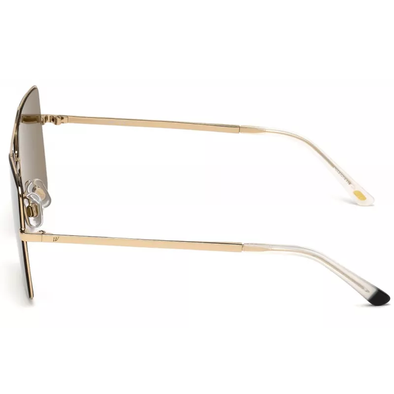 WEB EYEWEAR naisten aurinkolasit WE0201-28G Havana ruskea liukuväri