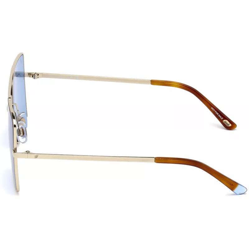 WEB EYEWEAR naisten aurinkolasit WE0210-32V havanna/ruskea neliömäinen asetaatti 57 mm