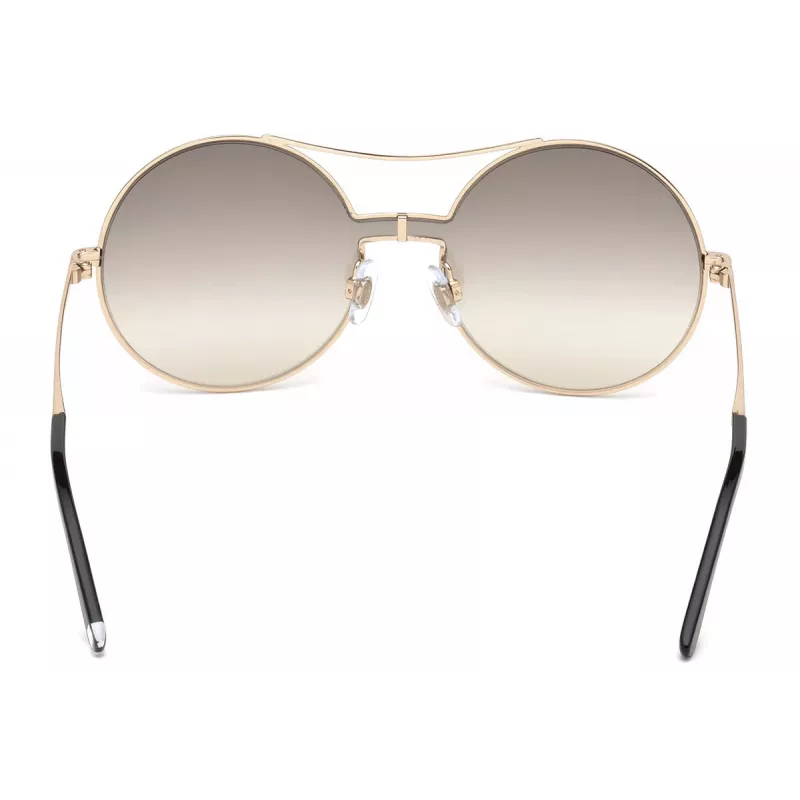 WEB EYEWEAR naisten aurinkolasit WE0211-28G kulta metallikehys ruskeat liukuvärilinssit 59 mm