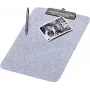 WEDO A4 kirjoitusalusta, ABS-muovi, graniitti, pyöristetyt kulmat, nikkelöity metallipuristin, ripustussilmukka 57 670