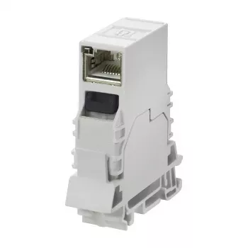 Weidmueller IE-TO-RJ45-C DIN-kiskoliitäntä RJ45 -rasia, Cat.6A suojattu