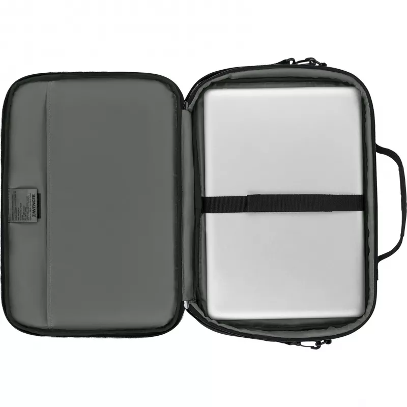 Wenger BQ 16 Laptop Brief Essential musta 16 tuuman kannettavan tietokoneen laukku