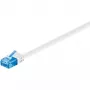 Wentronic 96358 7 m Cat6a U/UTP -verkkokaapeli sininen-valkoinen