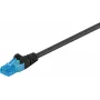 Wentronic Goobay 55412 Cat6a U/UTP -verkkokaapeli, 10 m, musta