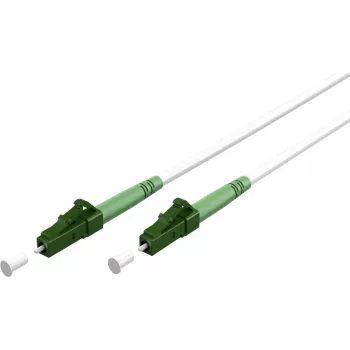 WENTRONIC Goobay 59586 OS2 yksimuotokuituinen LWL-verkkokaapeli LC/APC - LC/APC, 3 m, valkoinen, LSZH