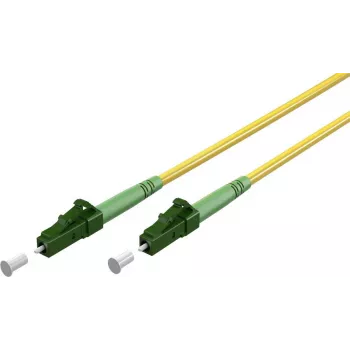 WENTRONIC Goobay 59631 OS2 yksimuotokuitu LC/APC - LC/APC -verkkokaapeli, 31 m, keltainen, LSZH, FTTH