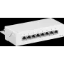 Wentronic Goobay 62069 26-porttinen Cat6 S/UTP suojattu patch-paneeli, 1U 19 tuuman räkkikiinnitys, valkoinen