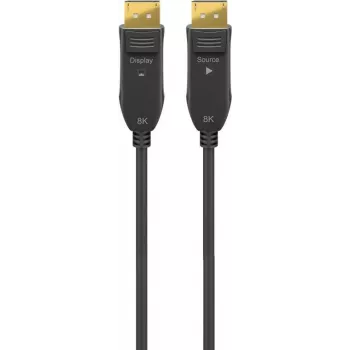Wentronic Goobay 64869 DisplayPort aktiivinen optinen kaapeli 50 m musta
