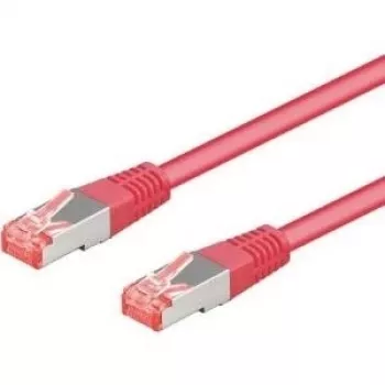 Wentronic Goobay CAT 6a S/FTP verkkokaapeli, magenta, 1 m, LSZH, kupari 93682