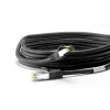 Wentronic Goobay CAT 8.1 S/FTP -verkkokaapeli, LSZH, musta, 1 m 66721