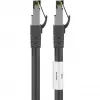 Wentronic Goobay CAT 8.1 S/FTP -verkkokaapeli, LSZH, musta, 1 m 66721