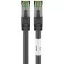 Wentronic Goobay CAT 8.1 S/FTP -verkkokaapeli, LSZH, musta, 1 m 66721