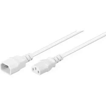 Wentronic Goobay kylmälaitejatkokaapeli C14 C13, 1 m, valkoinen 97582