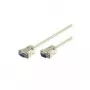 Wentronic Goobay D-SUB RS-232 jatkokaapeli 9-pin uros - naaras, harmaa, 5 m 50225