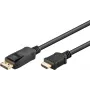 Wentronic Goobay DisplayPort - HDMI kaapeli 1,8m 4K UHD aktiivinen sovitin 80521