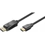 Wentronic Goobay DisplayPort–HDMI-kaapeli 1 m musta 4K 30Hz 80526