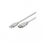 Wentronic Goobay USB 2.0 Hi-Speed jatkokaapeli, harmaa, 3 m, Type-A uros - Type-A naaras 50961