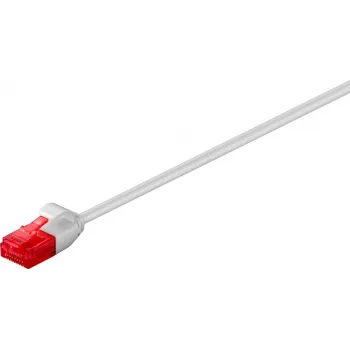 Wentronic Slim Line Cat6 U/UTP -patchkaapeli, 0,15 m, norsunluu 71545
