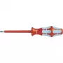 Wera 05022734001 Kraftform Plus Standard ruuvimeisselisarja, 7-osainen, taltta & ristipää, Lasertip, seinäteline