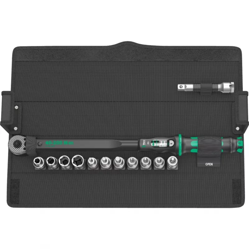 Wera Click-Torque C 3 Set 1 momenttiavainsarja, 1/2 inch vääntö, 40-200 Nm, 4-osainen