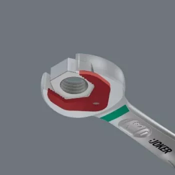 Wera Joker 6004 itsesäätyvä ruostumattomasta teräksestä valmistettu kiintoavain 10-13 mm, mattakromi 05073277001