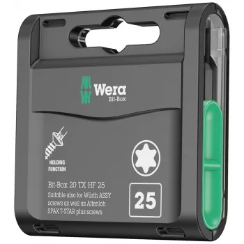 WERA setti Bit-Box 20 TX HF, TX 20mm, 20 kpl Würth
