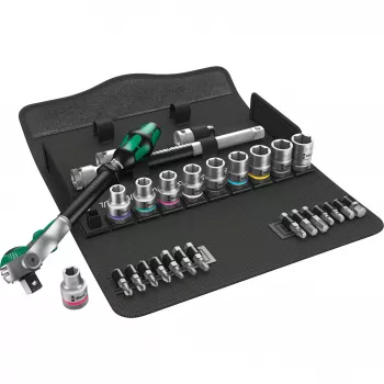 WERA Zyklop Speed -räikkäsarja 1/2 inch + hylsyt, 28-osainen