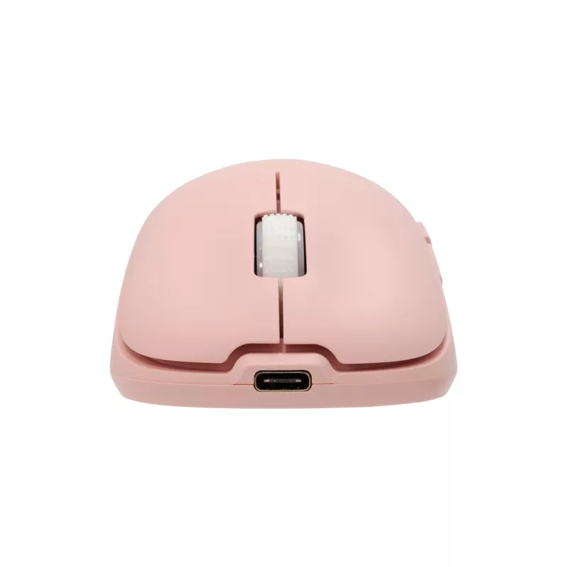 White Shark AERO PINK langaton pelihiiri (pinkki, 10000 DPI, 2,4 GHz/USB-C)