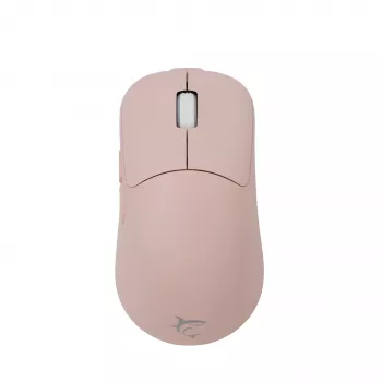 White Shark AERO PINK langaton pelihiiri (pinkki, 10000 DPI, 2,4 GHz/USB-C)