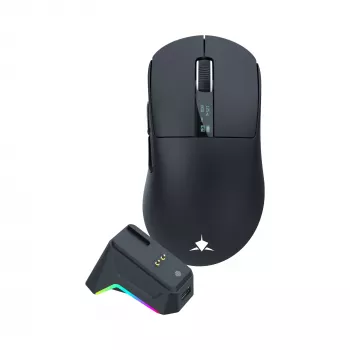 White Shark GAWAIN-B langaton pelihiiri, 12000 DPI, 500 mAh, 56 g, musta